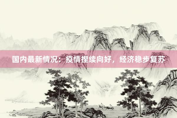 国内最新情况：疫情捏续向好，经济稳步复苏